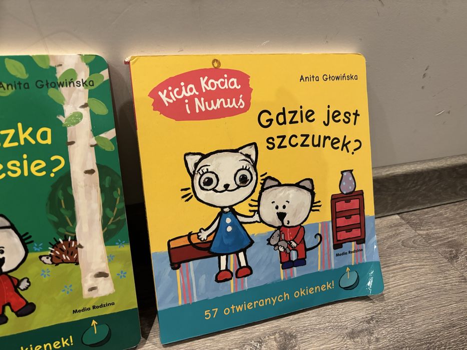 Kicia Kocia 22 ksiazki + 3 z otwieranymi okienkami