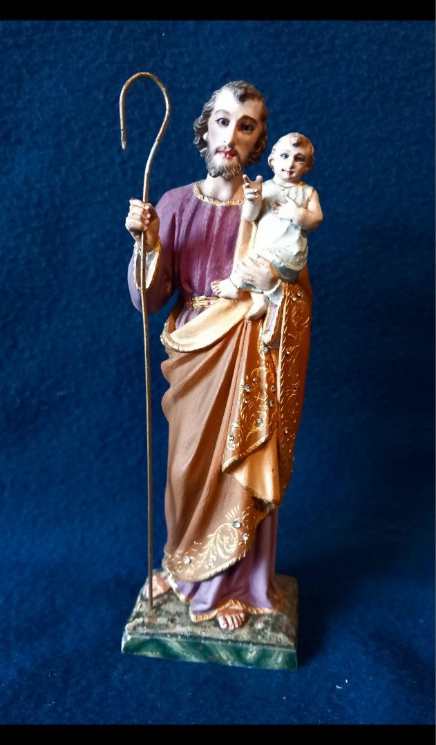 São José com o Menino Jesus - madeira