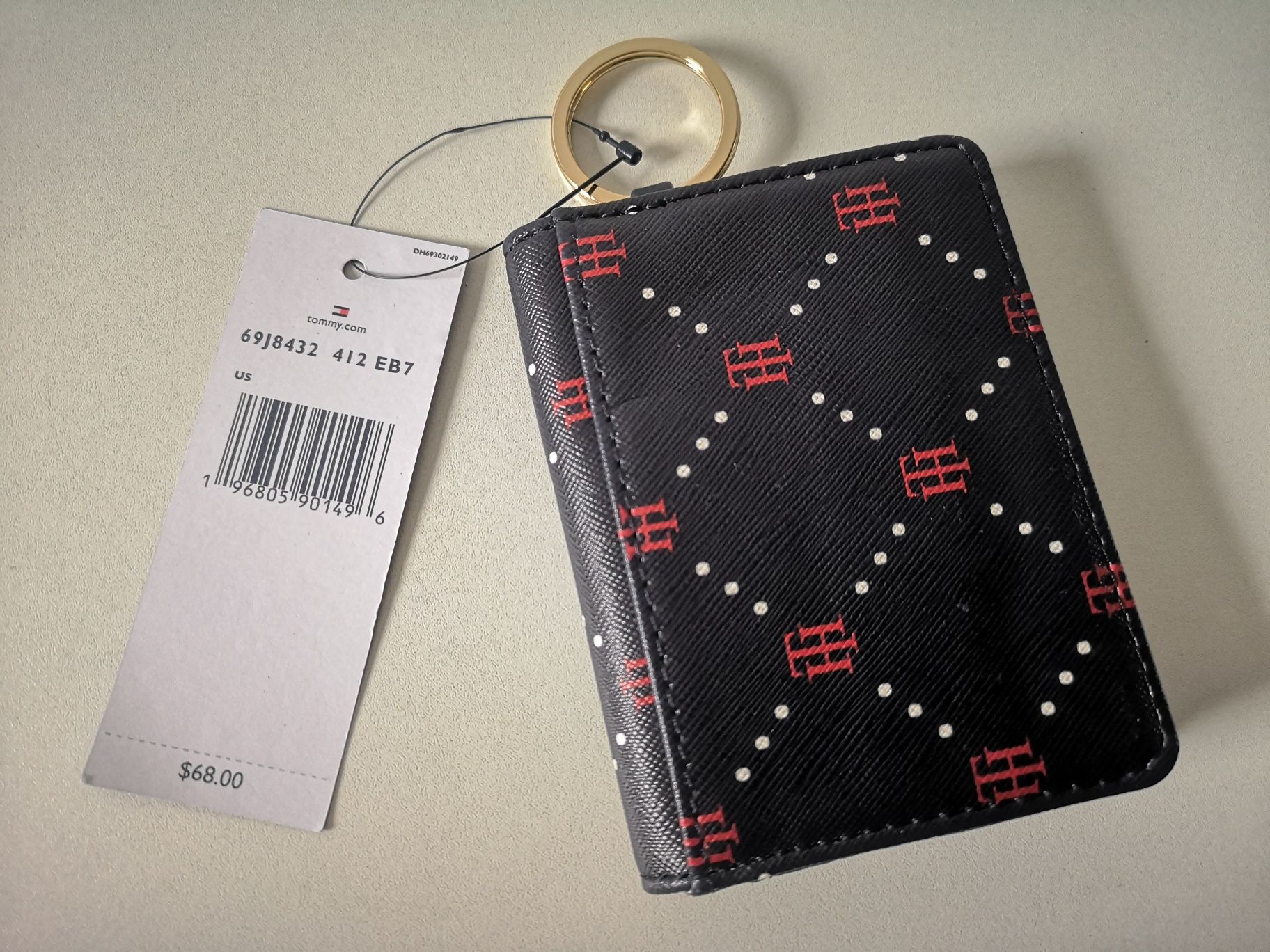 Nowy porfel / etui na karty na breloczku Tommy Hilfiger