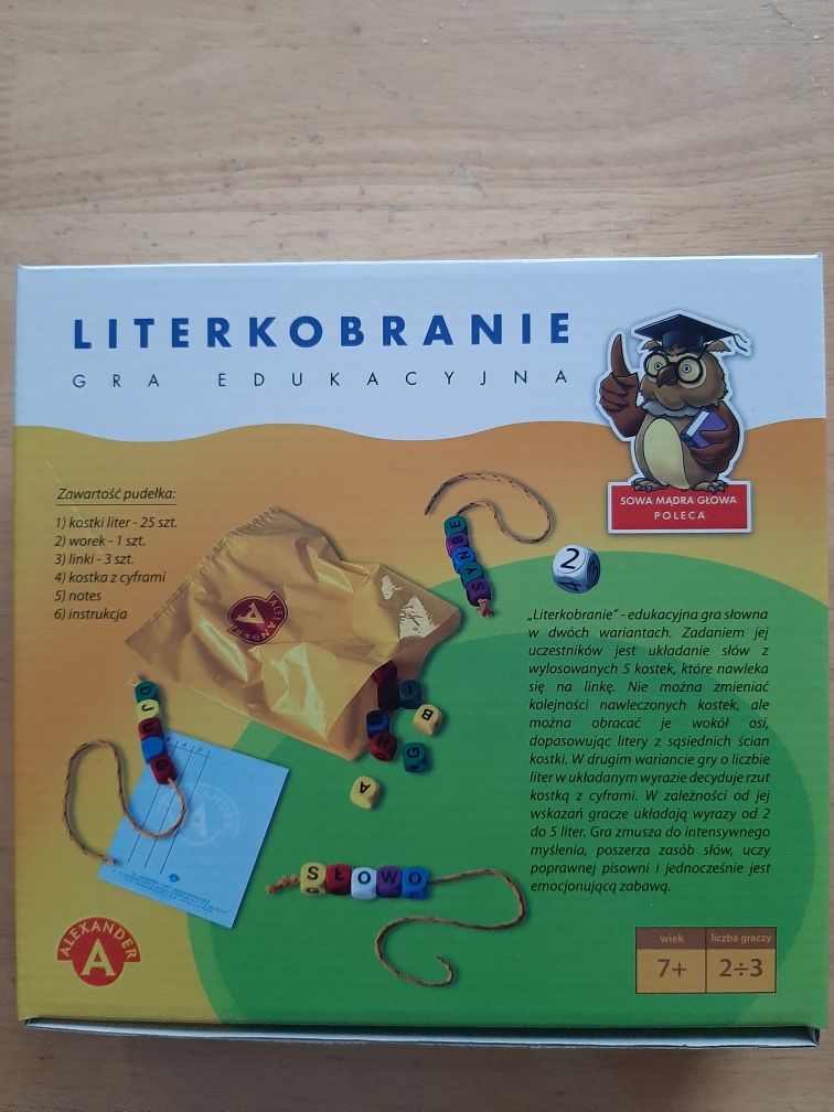 Gra edukacyjna Literkobranie