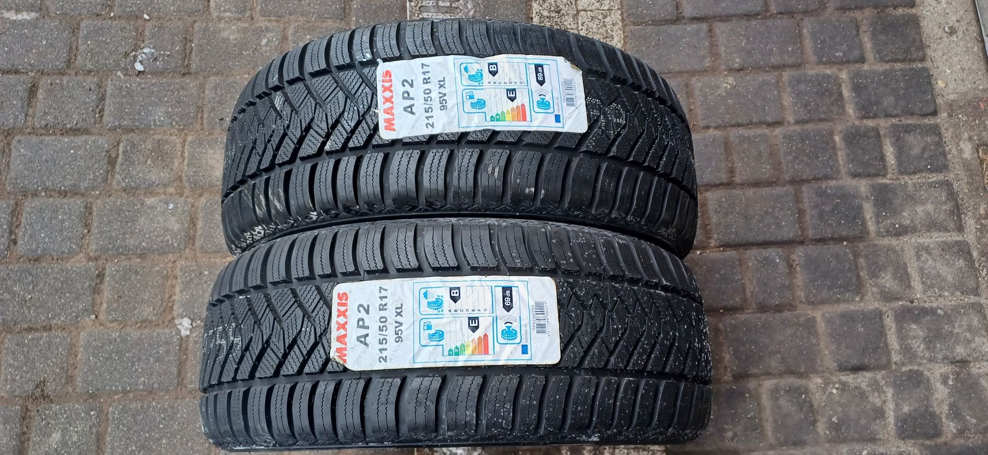 215/50R17 95V MAXXIS , dwie nie używane opony wielosezonowe.