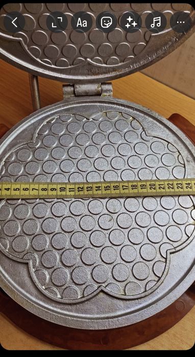 Вафельниця вінтаж СССР рідка модель