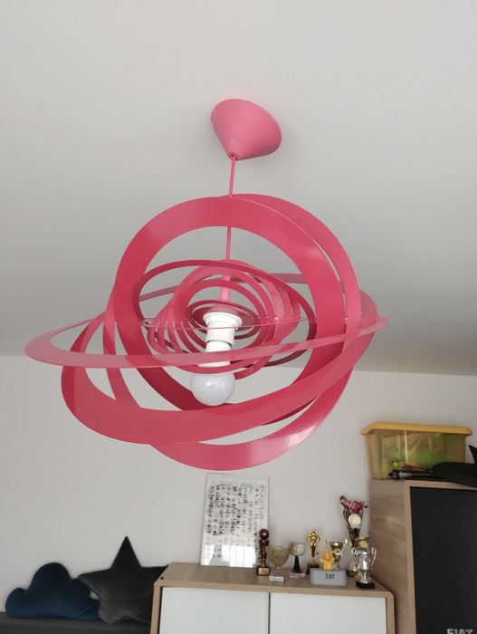 Żyrandol orbita metal kosmos lampa sufitowa