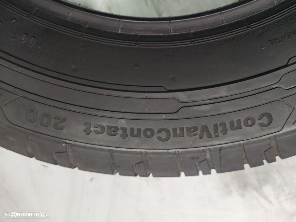 2 pneus semi novos 225-65r16c continental - oferta dos portes