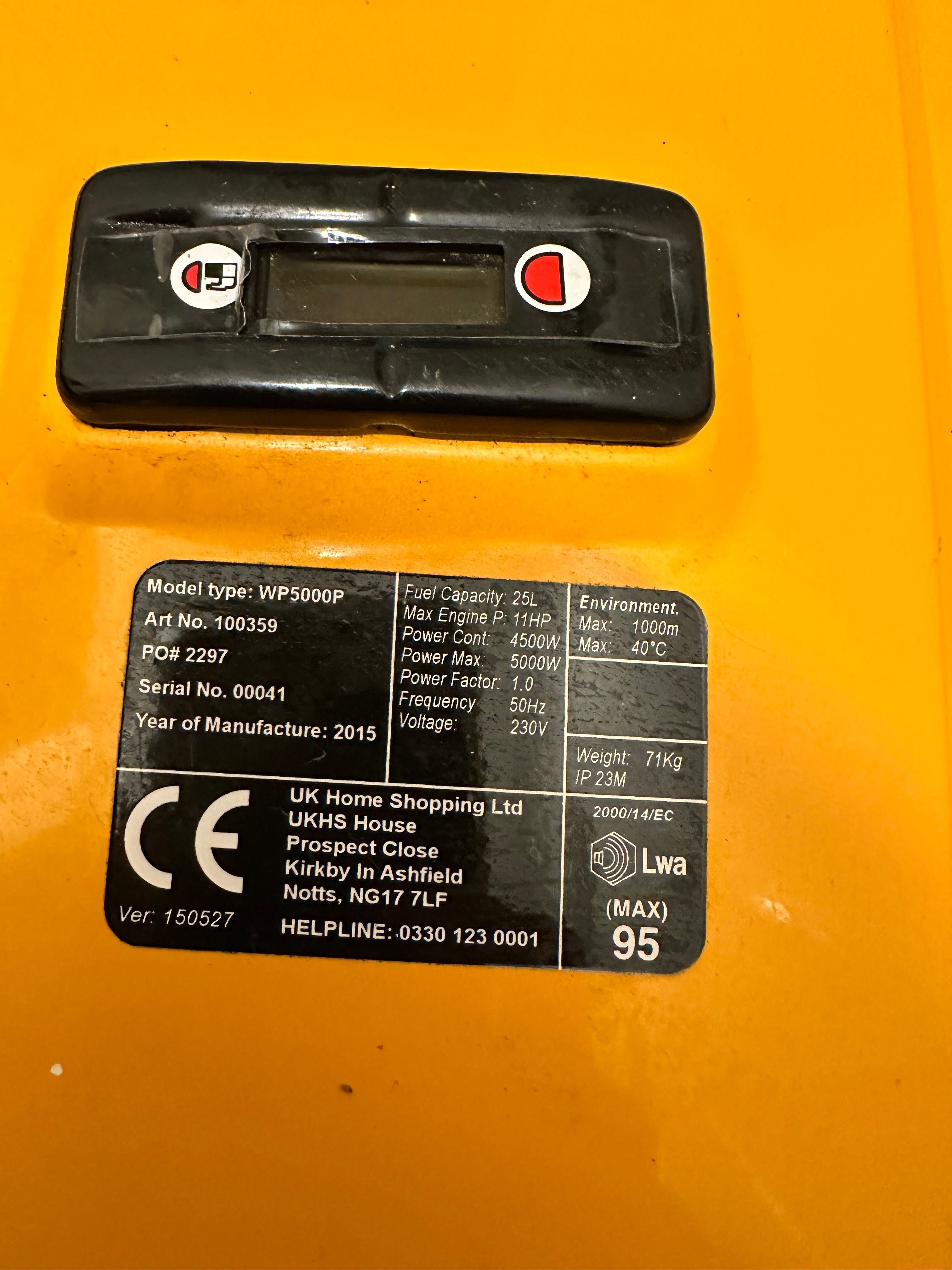 генератор Wolf power WP-5000P GENERATOR