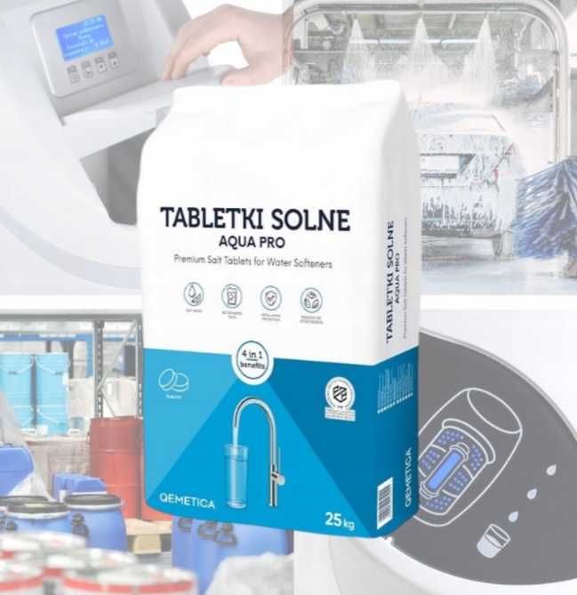 Tabletki Solne 25 Uzdatniania Wody Zmiękczacza Sól Ciech Qemetica 1000