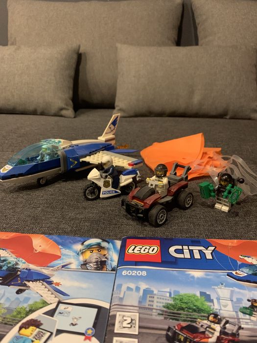 Lego city aresztowanie spadochroniarza 60208