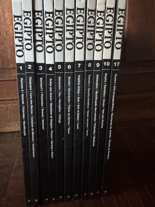 Coleção livros egipto