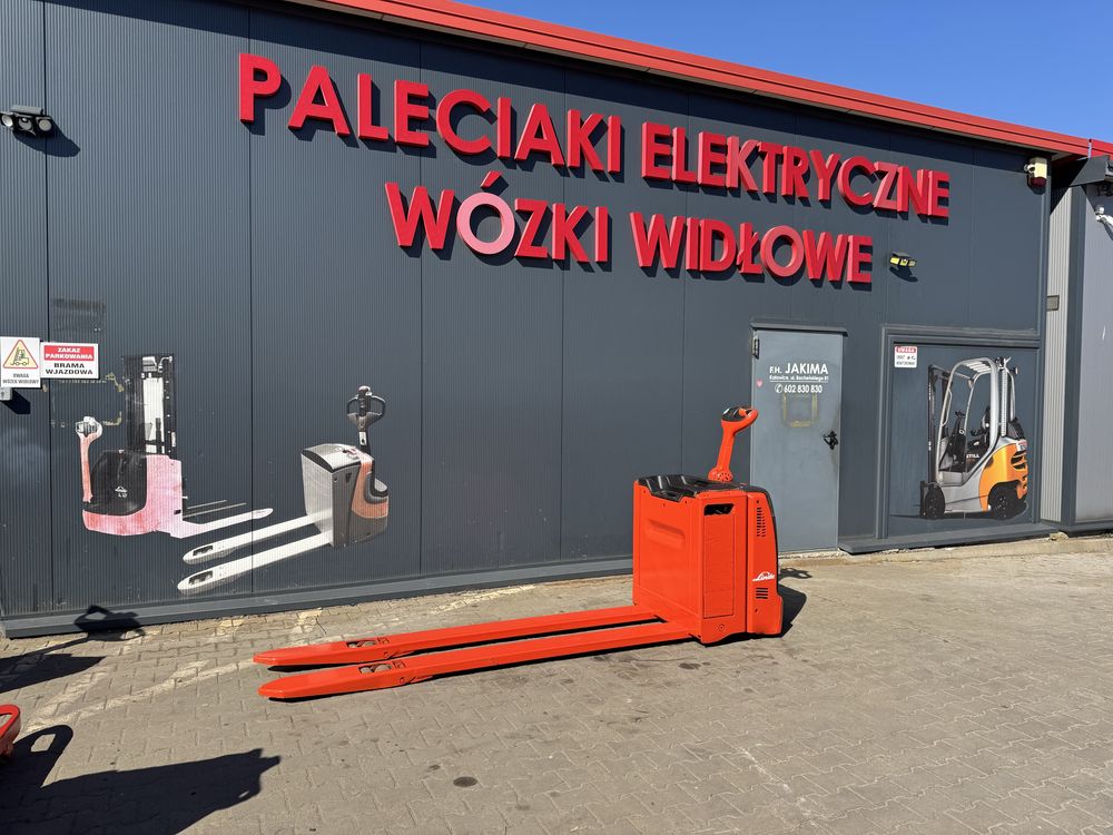 Paleciak elektryczny Linde 3000 kg widły 240 cm 3000 kg 2017 r