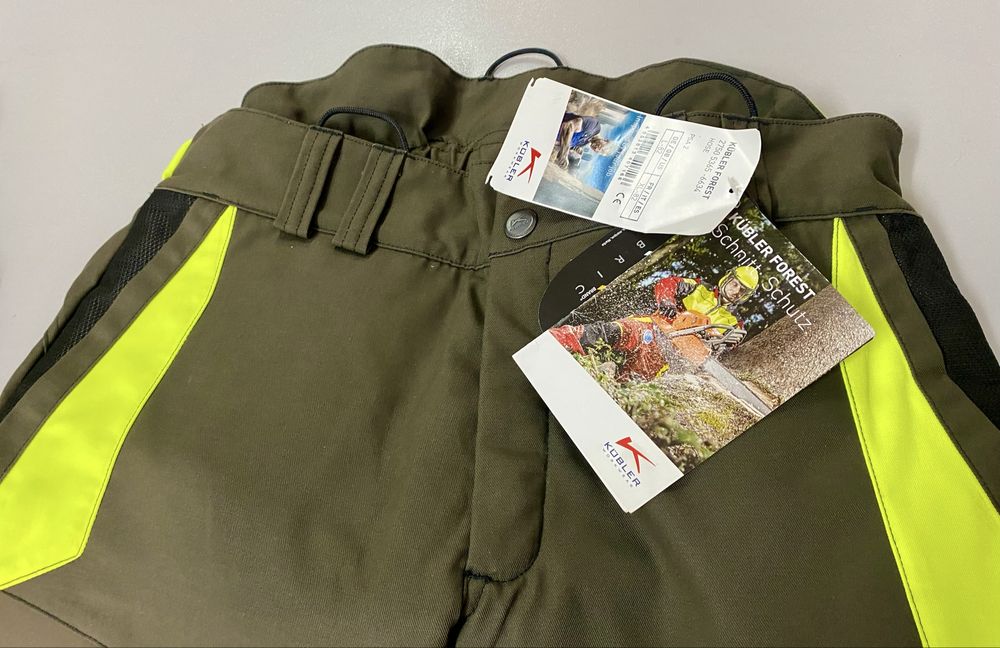 Nowe spodnie KUBLER Forest odzież robocza leśne niemieckie rozm. L