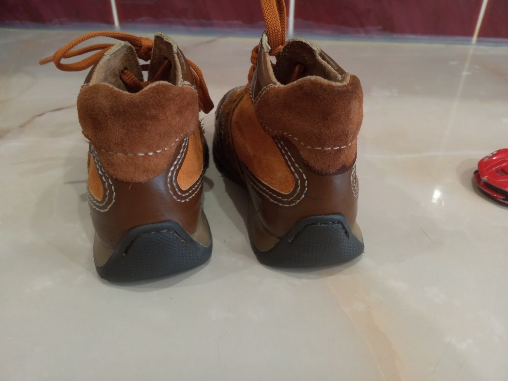 Італійські демісезонні чобітки для хлопчика MELANIA/натур.шкіра/замша