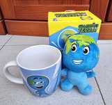 Caneca e boneco Guardiões da Terra - novos