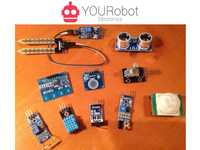 Diversos sensores NOVOS para Arduino (distância, humidade, toque, etc)