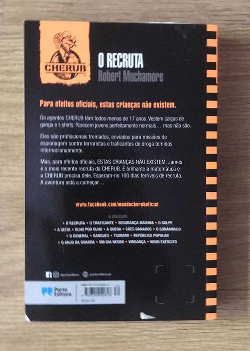Livro Cherub - O Recruta de Robert Muchamore