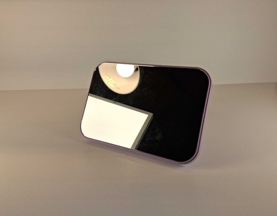 E192 Fioletowe Lusterko Do Makijażu Stojące Przenośne