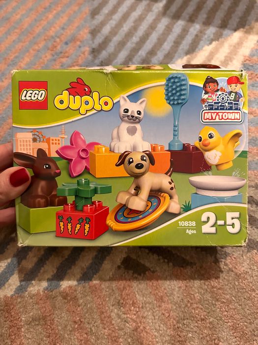 Lego Duplo 5 zestawów używane kompletne zwierzątka