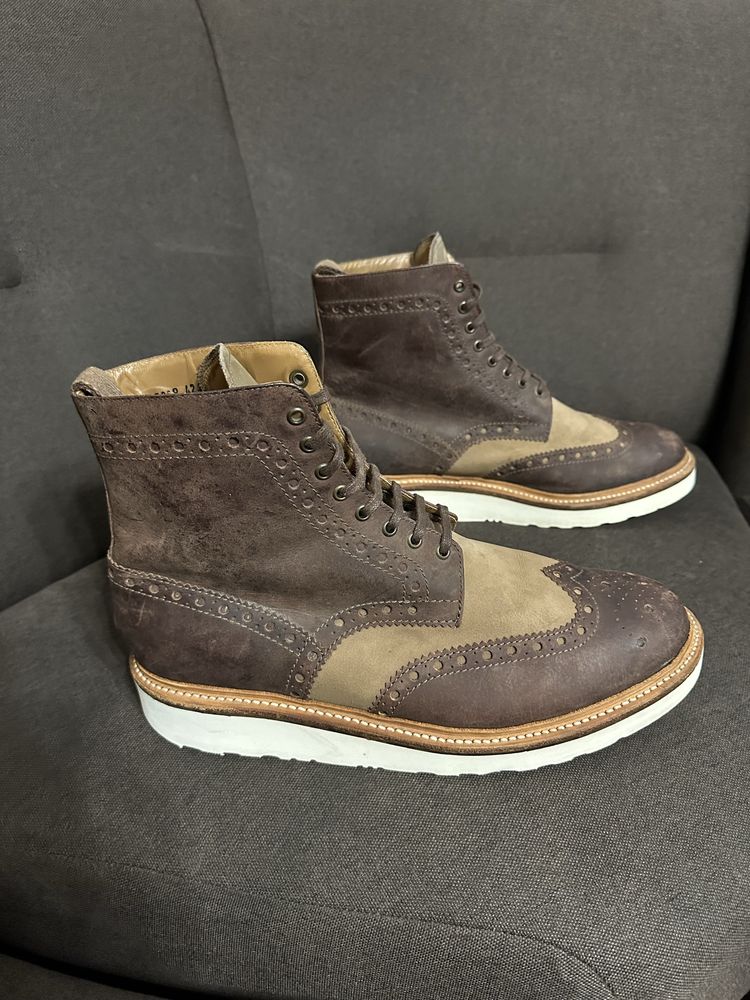 Grenson ботинки броги мужские 46