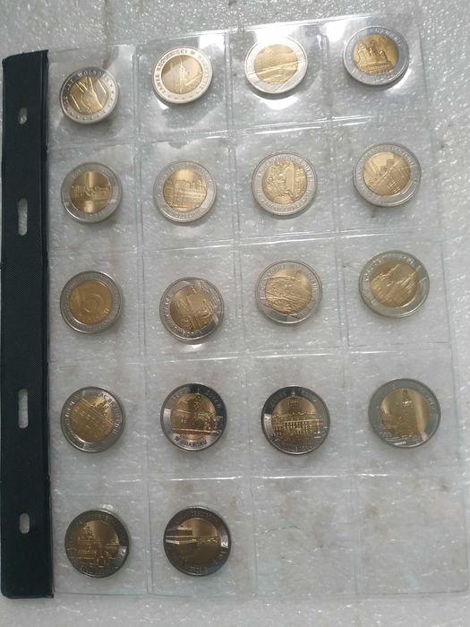 Monety  okolicznościowe 5-cio złotowe - 22szt komplet