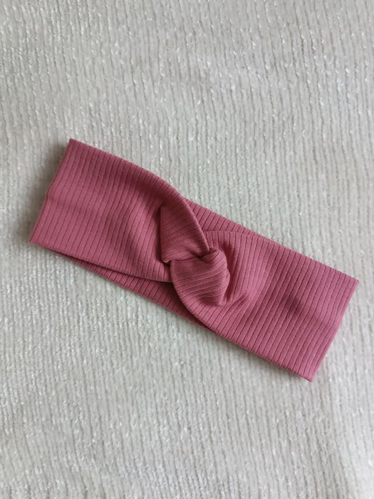 Bawełniana opaska do włosów na jesień damska ręcznie szyta