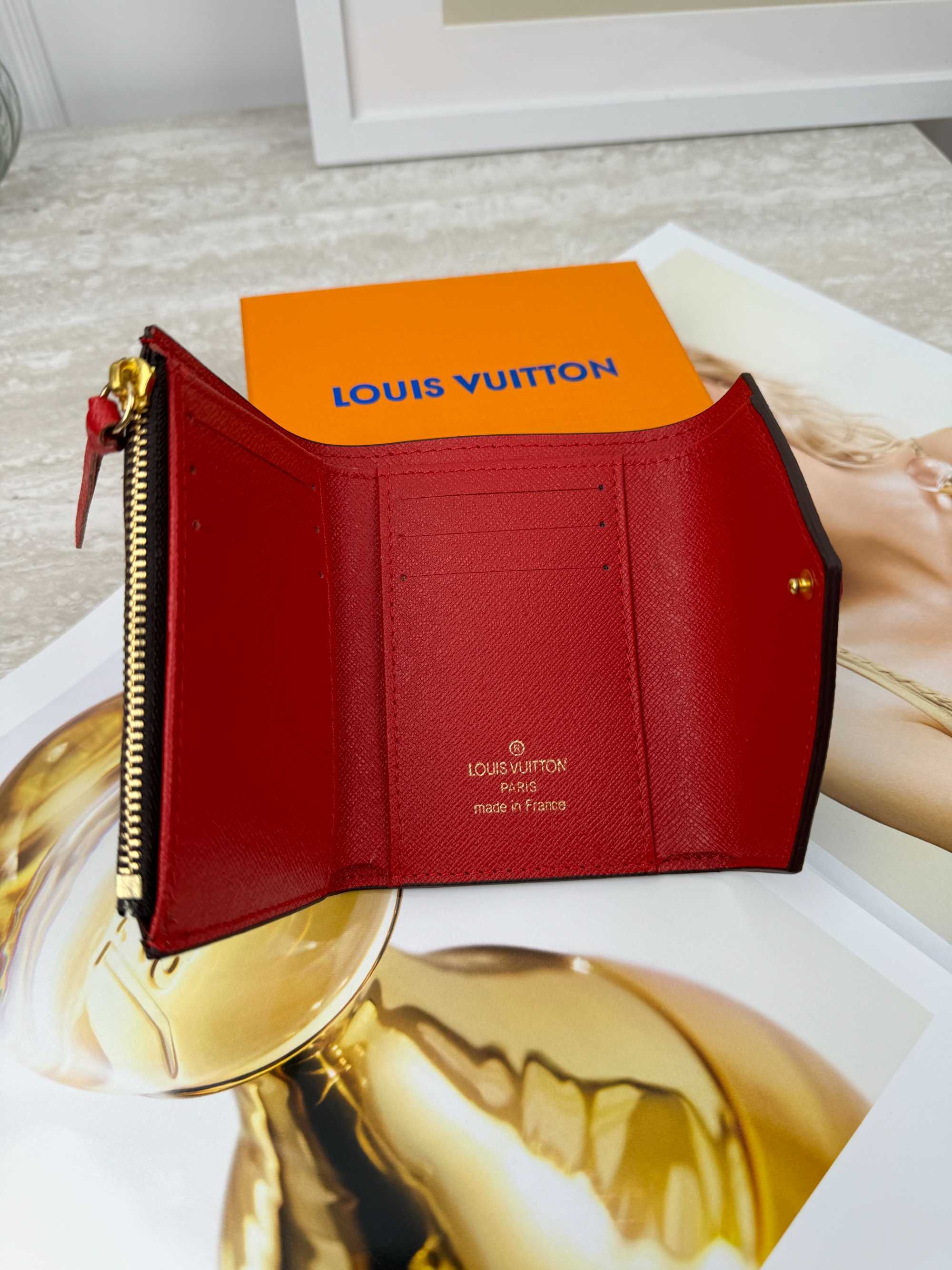 Кошелек женский Louis Vuitton маленький Луи Виттон конверт мини