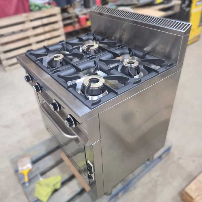 Fogão a gás com forno Offcar com 4 queimadores (800x700x850mm)