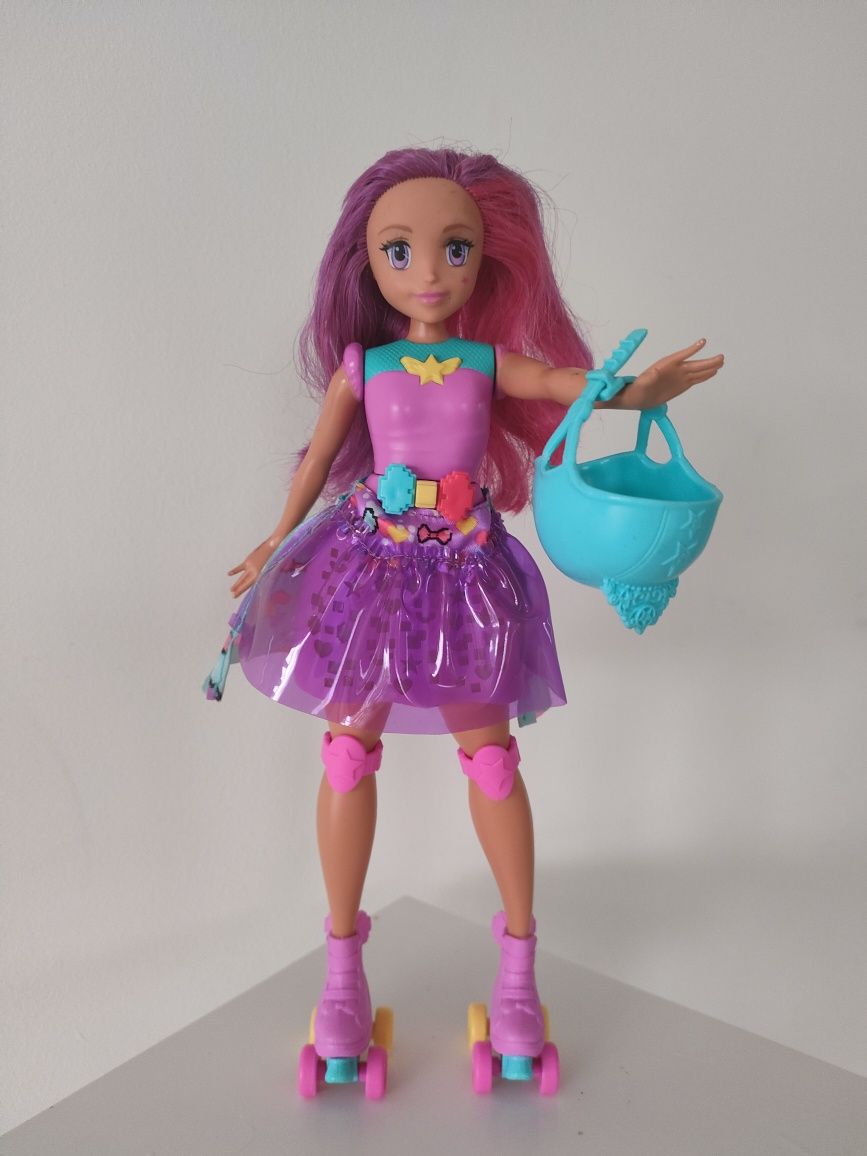 Barbie lalka video game hero z grą pamięciową
