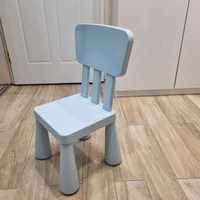 Krzesełko dla dzieci  Ikea Mammut błekitne wysyłka