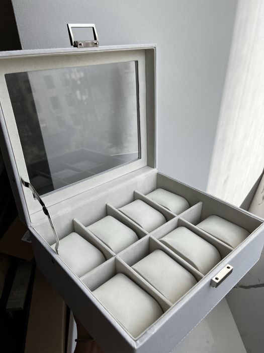 Шкатулка для годинників скринька НОВА біла