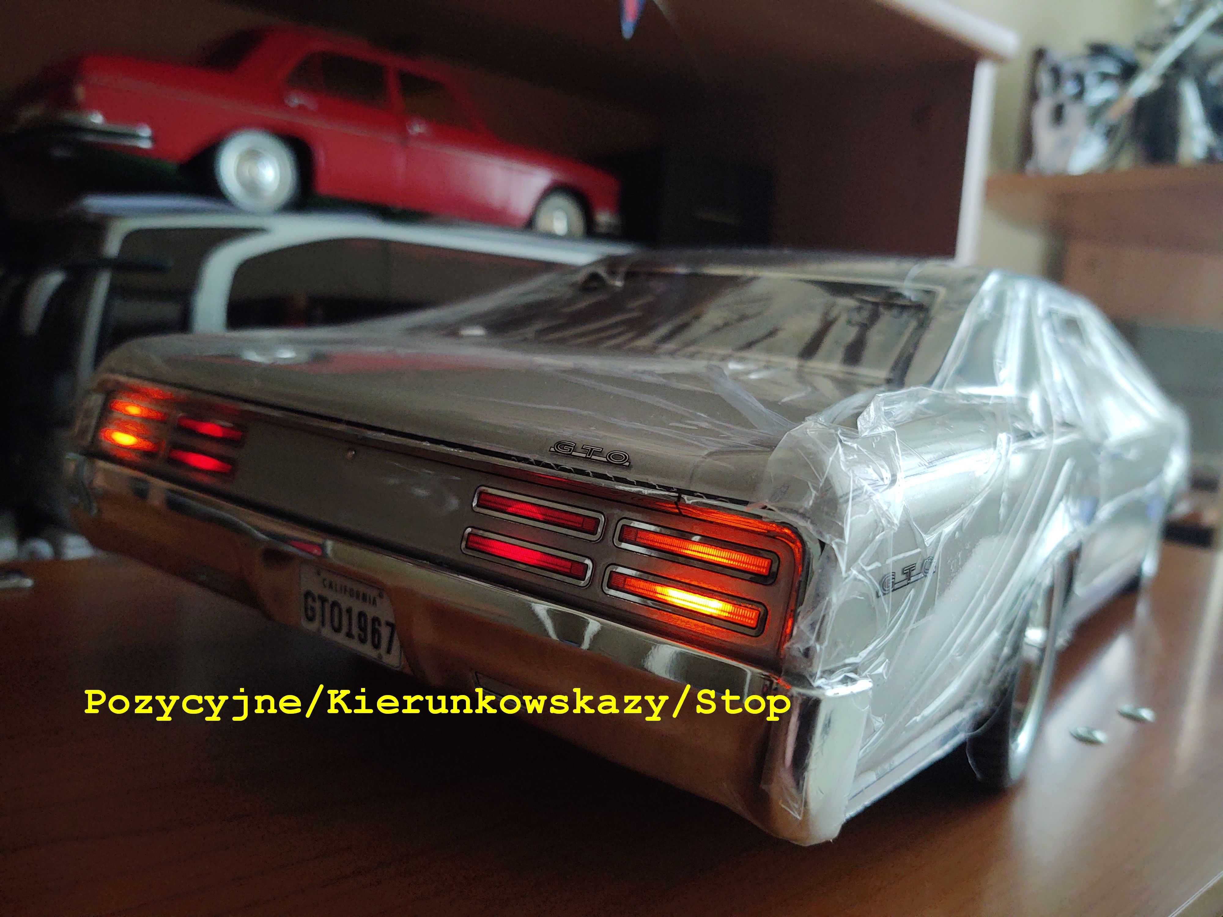 Pontiac GTO 1967 RTR KYOSHO skala 1:10 4WD Oświetlenie.Fabr Nowy.