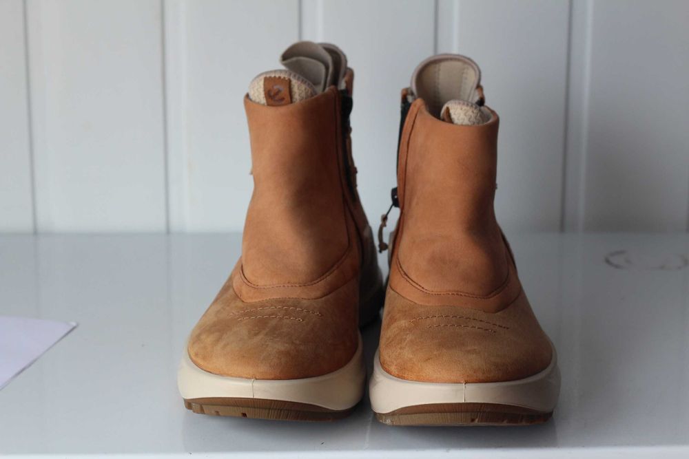 женские демисезонные ботинки зимние ECCO SOLICE кожа Яка