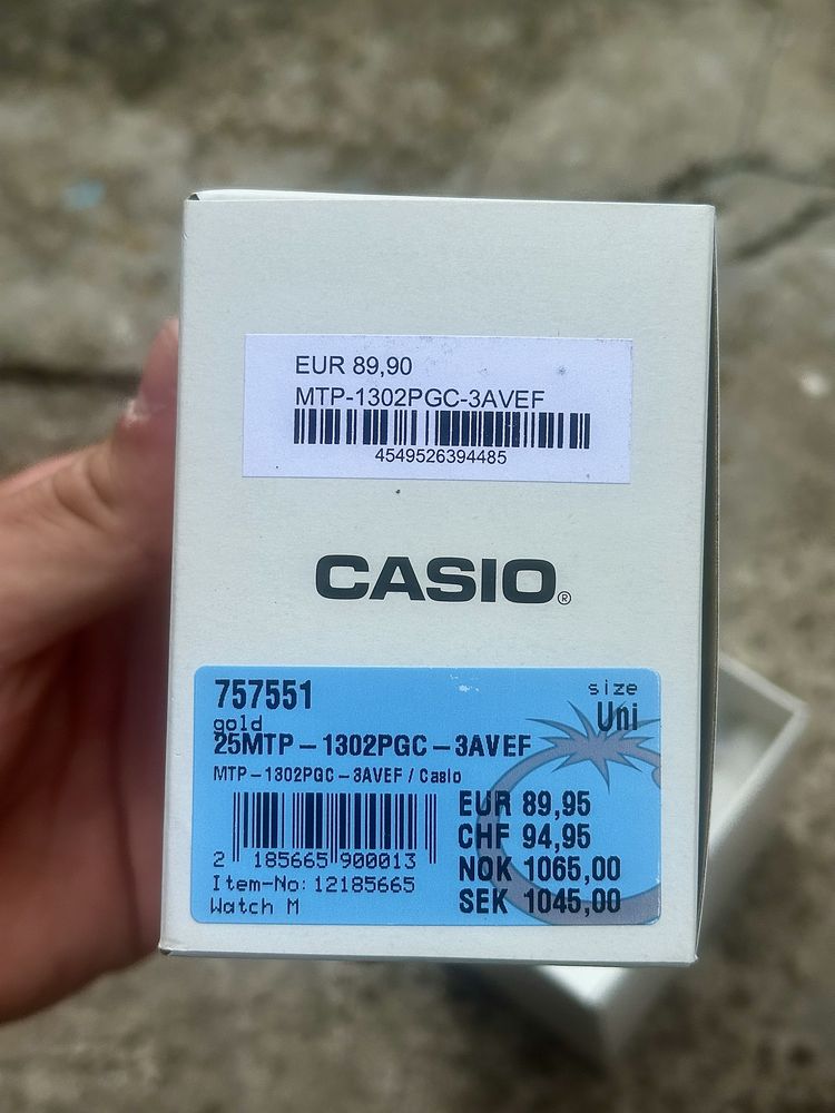 Годинник Casio MTP-1302PGC-3AVEF (золотий) Original