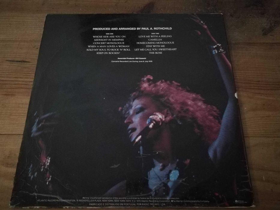 Banda Sonora - Bette Middler Alan  Bates – The Rose LP