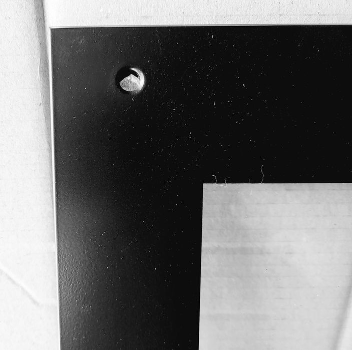 Стекло панорамное для плиты Грета GRETA 598х474 с кронштейнами