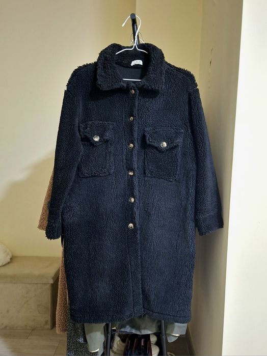 Пальто-сорочка тедді