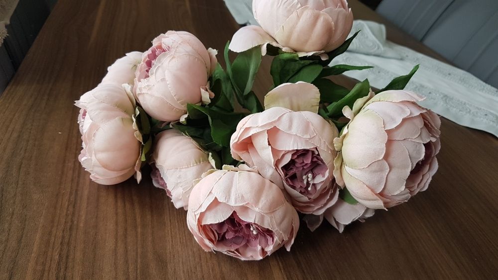 Bukiet sztuczny piwonie, peonie