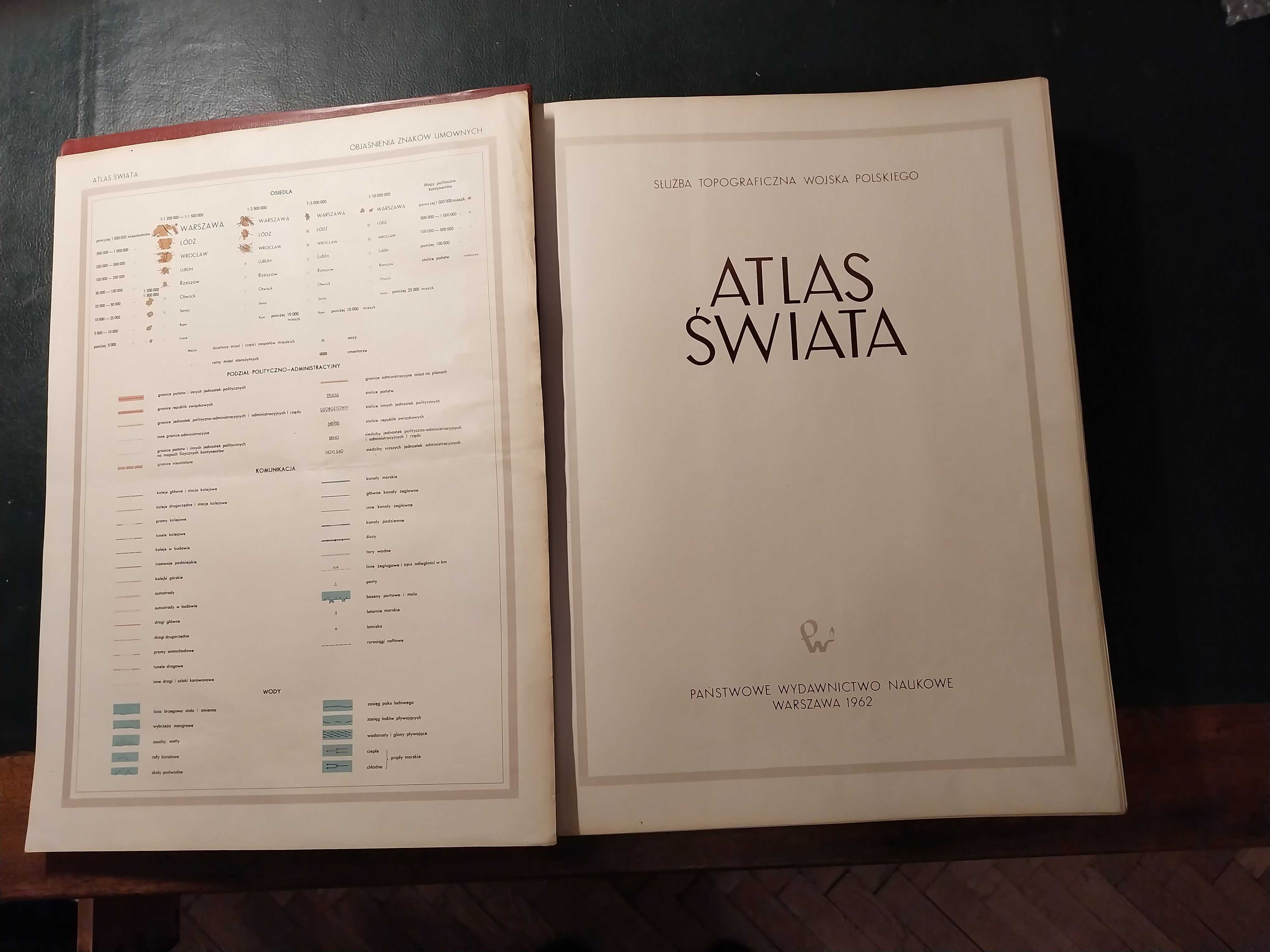 Atlas Świata, PWN, 1962 r