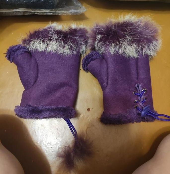 Перчатки митенки