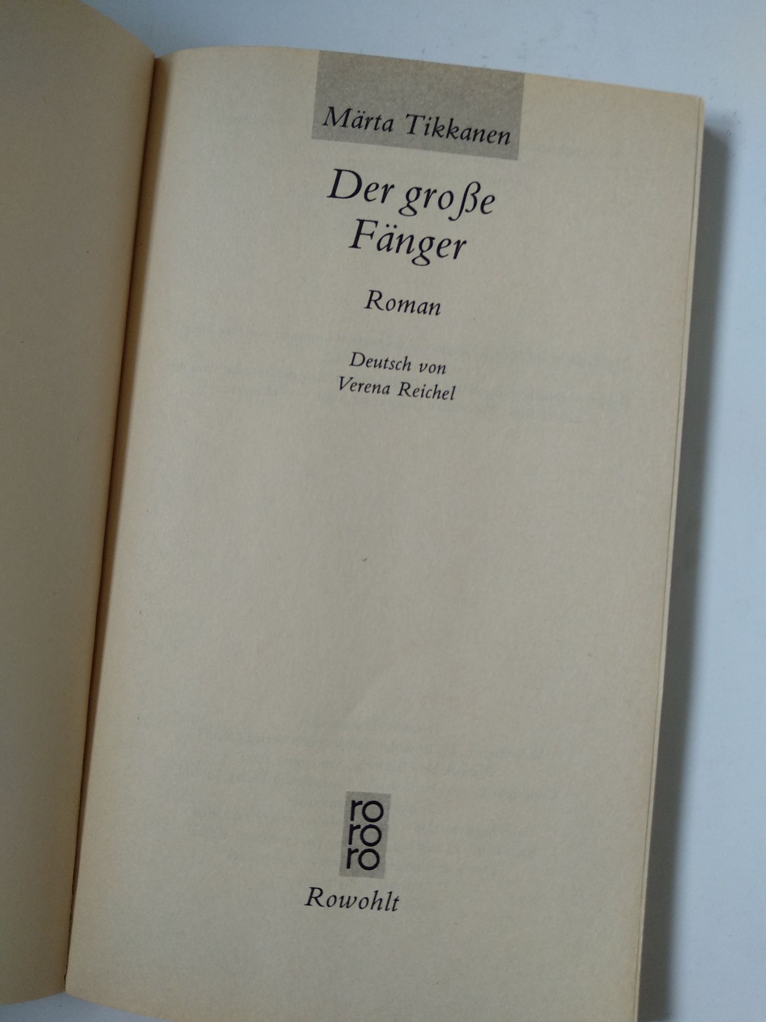 Märta Tikkanen - Der große Fänger