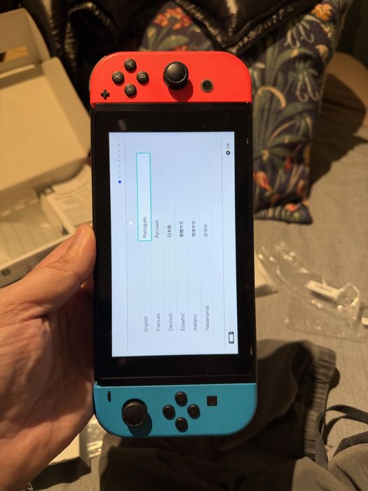 Nintendo switch pouco usado completo