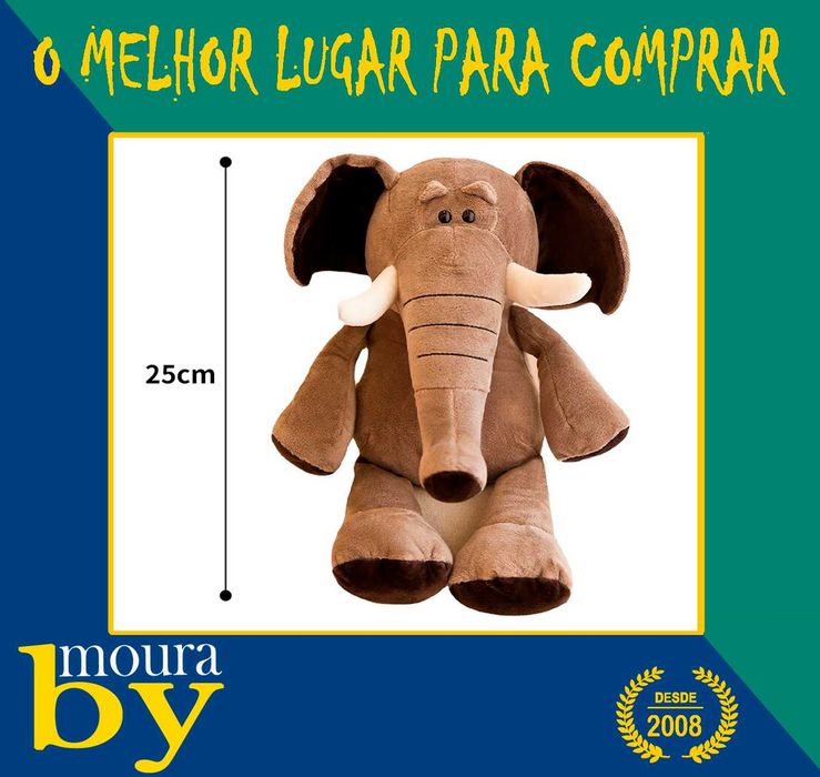 Peluche elefante Cartoon selva brinquedo para crianças