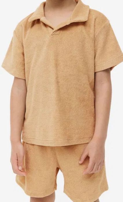 HM dres frotte SPODENKI I KOSZULKA POLO  bardzo miękki