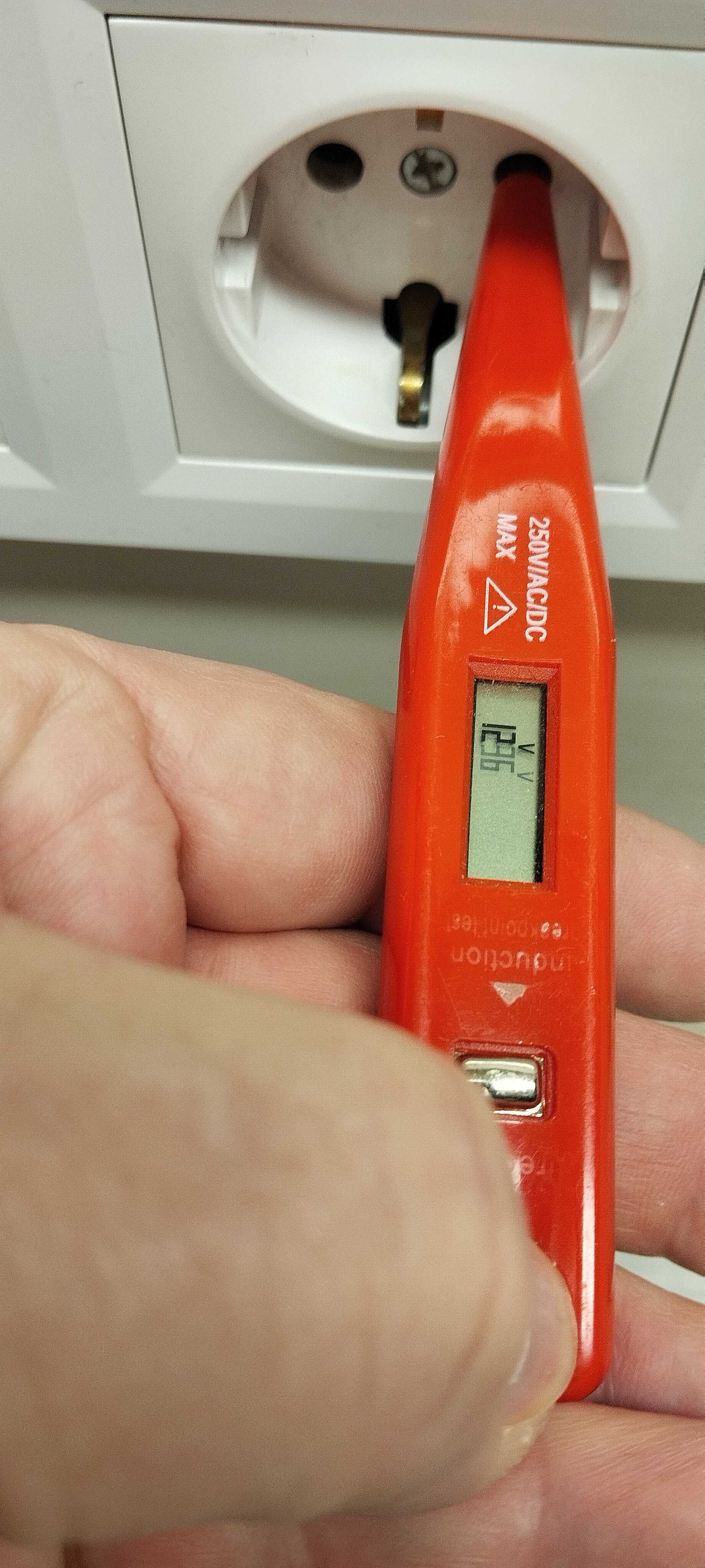 Індикатор контрольний напруги цифровий 12-250V LCD