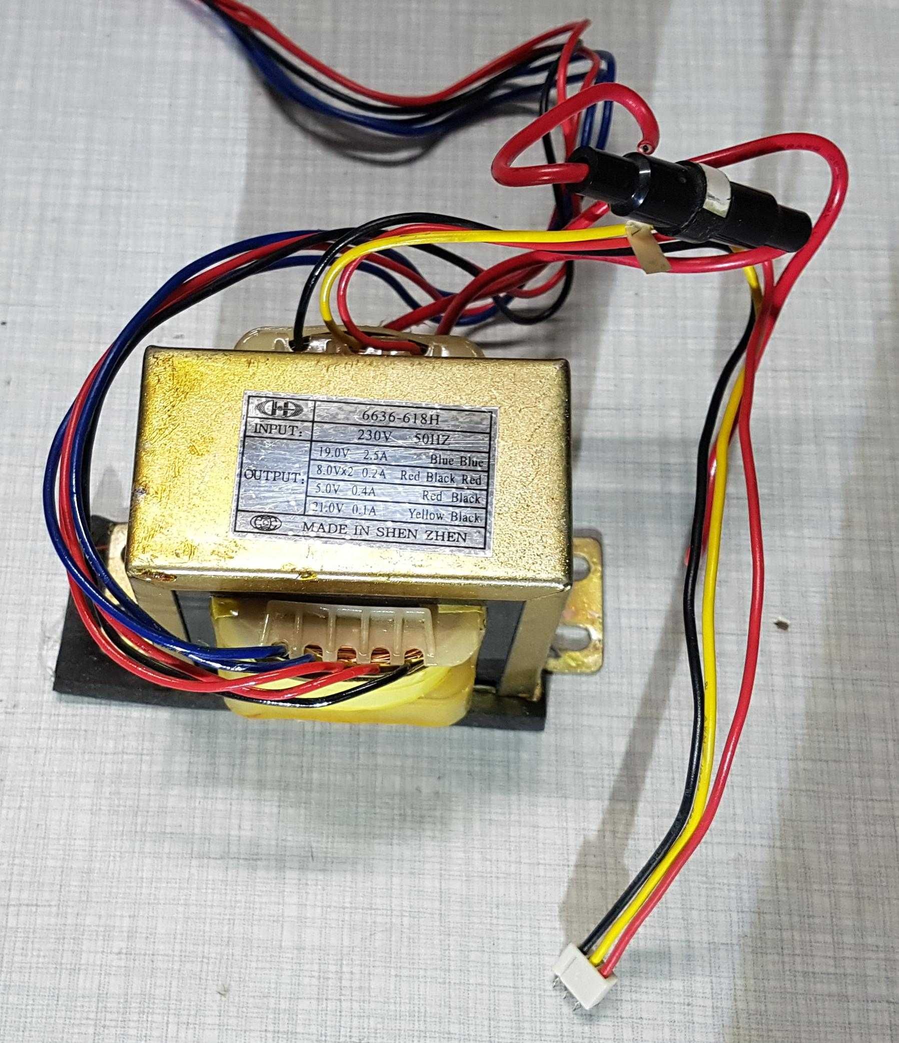 Transformator 230V/5V/8V/19V/21V trafo 6636 Shen Zhen