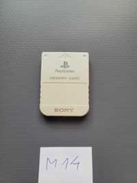Oryginalna karta pamięci Sony PlayStation PSX SCPH-1020HI Light Grey