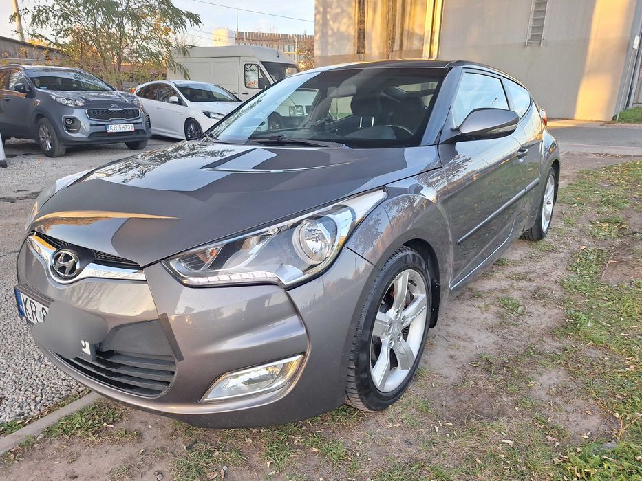 Hyundai Veloster, śliczny, bezwyp. stan bdb, 1.6 GDI 140 KM!!!