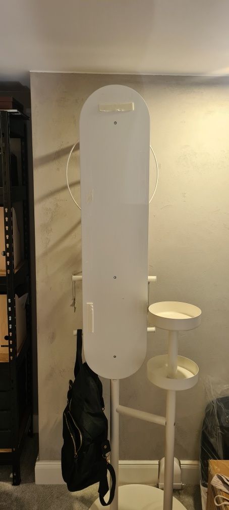 IKEA Lierskogen stojak z lustrem biały rozmiar 180 cm