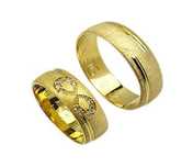 Obrączki Ślubne R036 6mm Żółte Złoto GOLDRUN BYTOM