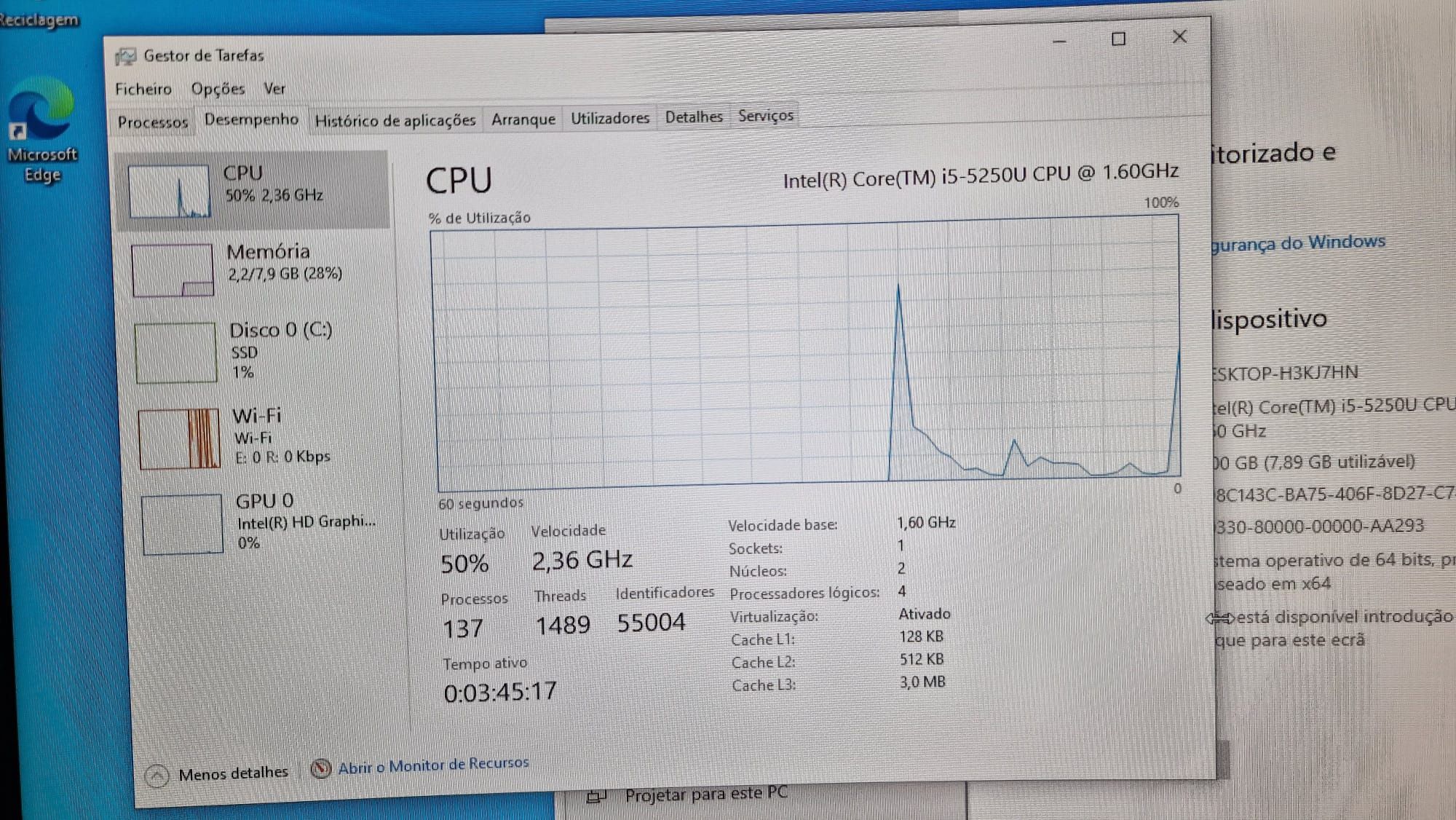 Nuc Intel i5 \ 8gb \ 256gb SSD