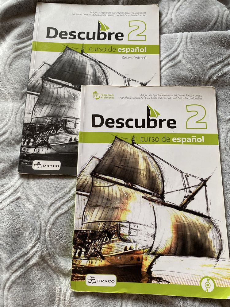 zestaw podręcznik + zeszyt ćwiczeń descubre 2