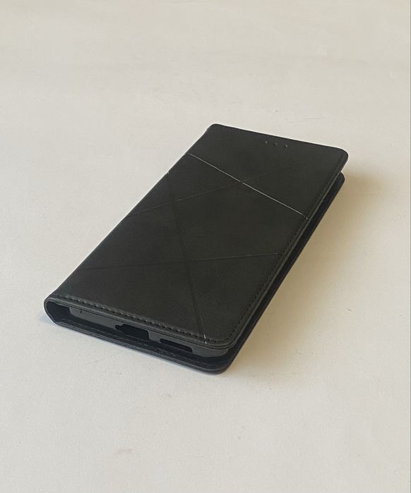 Чехол Xiaomi Redmi Note 14 4G Шкіра прошита Книжка з магнітом